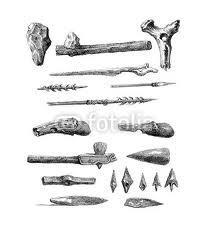 B. Neolithic people created advanced tools and