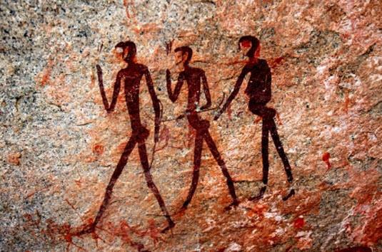 C. Paleolithic Era humans were the first to use an oral language. In other words, they could talk to each other. No other species in the history of the world has ever managed to do this. D.