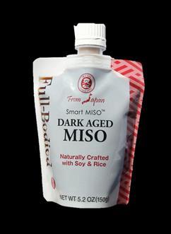 Smart Miso Dark Aged Hatcho Miso Crafted by the historically old miso artisan in Japan.