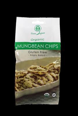 Greenpea Chips Gluten free, crispy protein-rich baked bean chips made of green peas.