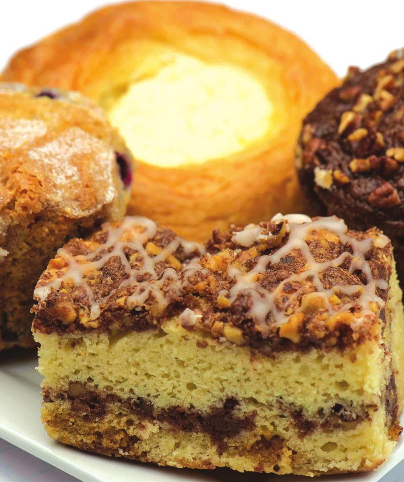 Our delicious collection includes pastries, muffins, coffee cakes and donuts from top-selling suppliers including Prairie City, Sara Lee and Morrisons Pastry.