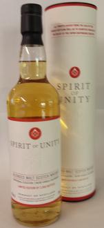 38 39 Spirit of Unity A blend of whiskies from seven independent distilleries,