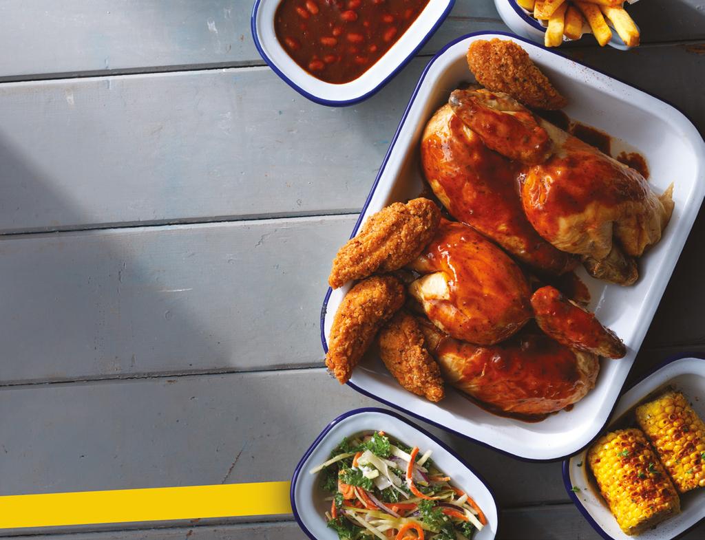 Create your own ROTISSERIE 1 2 3 Add Experience Choose your Chicken HALF With a choice of sauce & 2 sides Just 9.