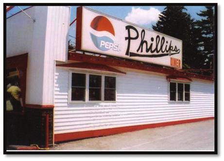 They owned and operated the successful diner until 1970. Joseph Rish, son-in-law to Russell and Ollie Phillips, took over the operation of the Diner in 1970.