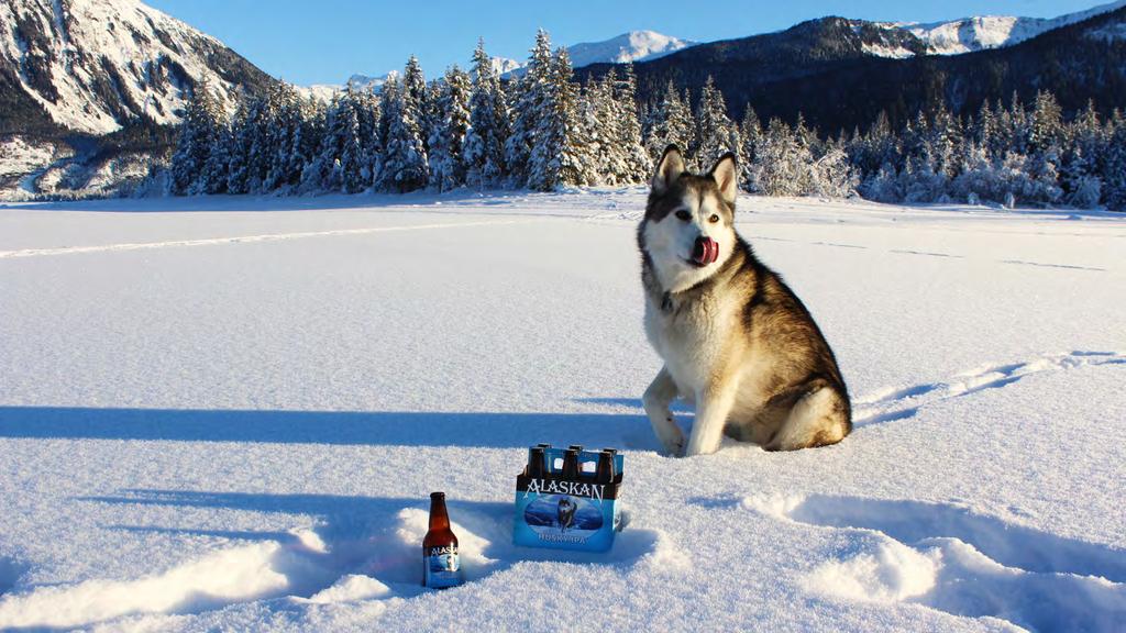 18 Alaskan Husky IPA Alcohol by volume: 7.