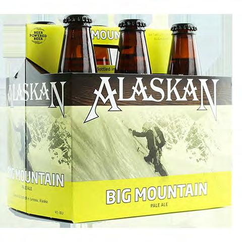22 Alaskan Big Mountain Pale Ale Alcohol by volume: 5.