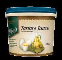 4Kg) Shelf Stable Earn 46 My Aussie Reward Points per unit Tartare Sauce with Baby Capers A premium Tartare Sauce made using free range