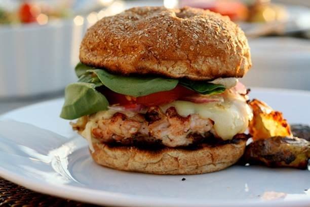 Chipotle Turkey Burgers Submitted by Laurie McNulty 1 pound ground turkey 2 tablespoons chopped fresh cilantro 3 chipotle chile in adobo sauce, finely chopped ½ teaspoon cumin 3 chopped green onions