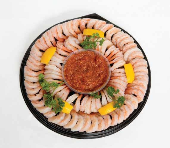 Italian Antipasto Coconut Shrimp Platter 30 pieces of Large Shrimp with Duck and Raspberry Dipping Sauces. Delicious!