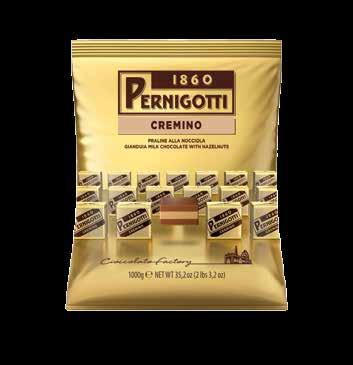 The delicacy of the traditional Pernigotti s pralines in a convenient 1kg bag.
