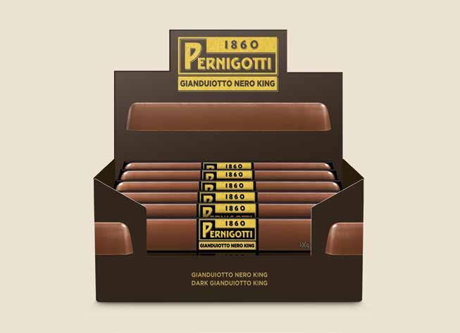 Dark A unique product that exalts the distinctiveness of our iconic product: the ultimate Gianduiotto. Available in Classic and Dark Gianduia.