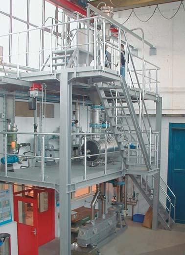 They are provided with extensive pilot plants with laboratory, production machines, and measuring equipment for the most important