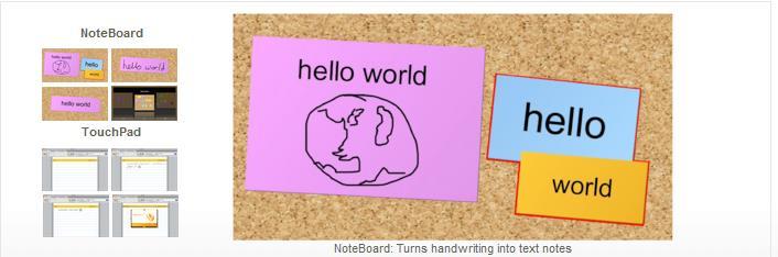NoteBoard NoteBoard is an excellent tool for creating notes and is a dedicated, simple and easy to use teacher led brain storming activity.