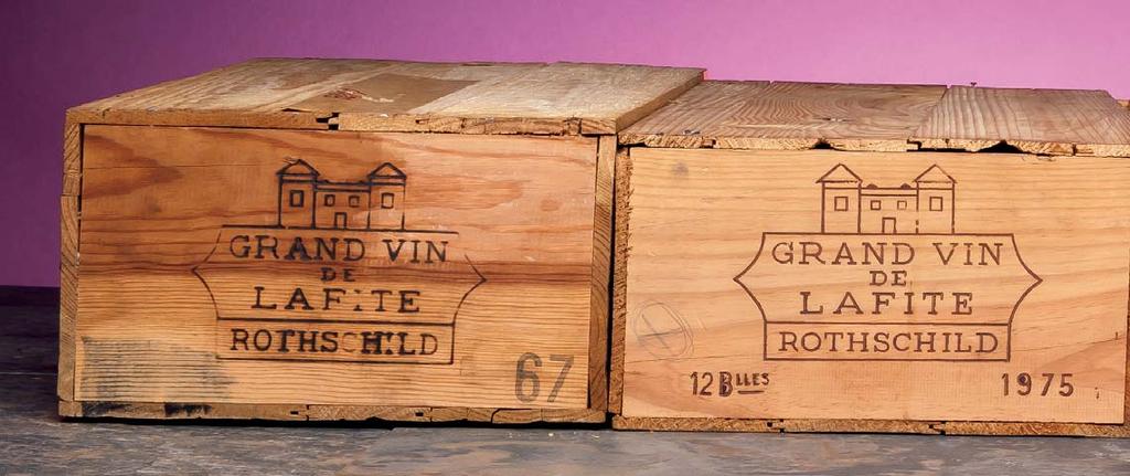 per lot $750 1100 Recorking of bottles by Château Lafite in 1986 CHATEAU LAFITE ROTHSCHILD Lafite s extraordinary prestige dates back to the 18th century.