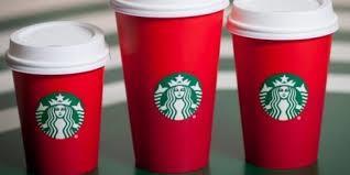 The controversial red cups, Starbucks wanted the customer to be able to create their