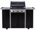 barbecue to maintain optimum cooking temperatures BYRON G350 Extra preparation surface Side burner perfect for preparing your sauces Grill and reversible