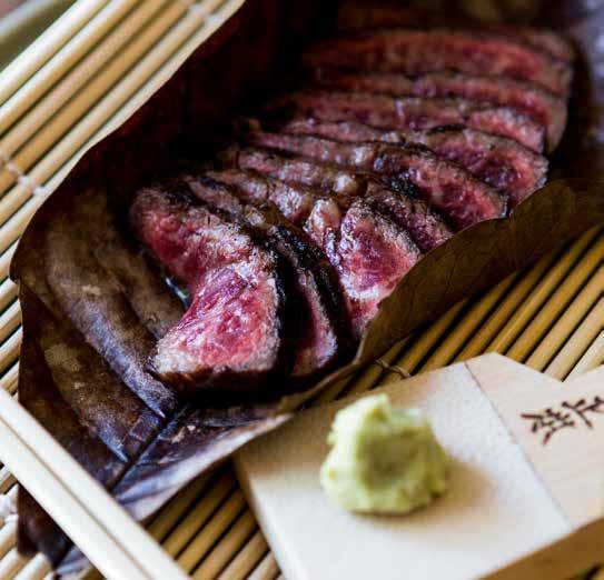 PRIVATE DINING MENUS TO IMPRESS UPGRADED DECADENT OMAKASE Beef Tataki with Pickled Daikon, Truffle and Truffle Jus* Robata Grilled Scallops with Yuzu Aioli, Wasabi Dust