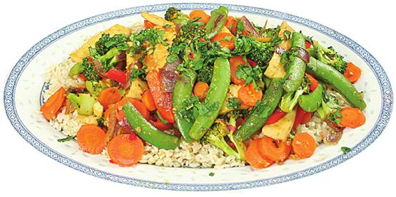 Sweet chili tofu stir-fry You will need cooking oil 5 oz (150 g) firm tofu (cut into thin