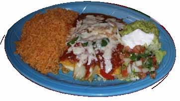 99 Three scrambled eggs, cooked with mexican Sausage, served with rice, beans and tortillas (corn or flour). Huevos a la Mexicana...$7.
