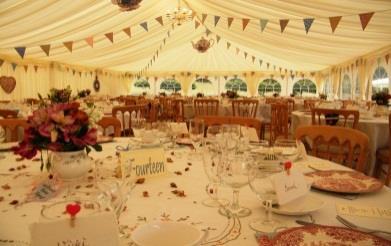 As part of our unique service we can organise table linen, crockery, cutlery, bar