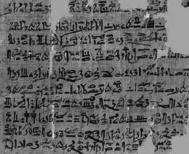 script Egyptians wrote on
