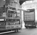 truck loading and overseas shipments Bulk malt