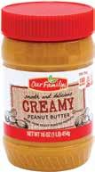5-6 oz. (10.5-10.75 oz.); or Our Family Kidney or Chili Beans (15-15.5 oz.) Mayonnaise or Salad Dressing Graham Crackers ~ - 0 oz.
