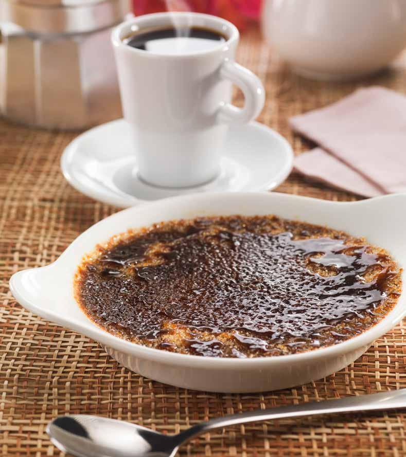 a tıp from the chef This smooth crème brulee, gives a twist to itself by adding the delicate taste of (alt 252), bake at a low temperature to give its iness.