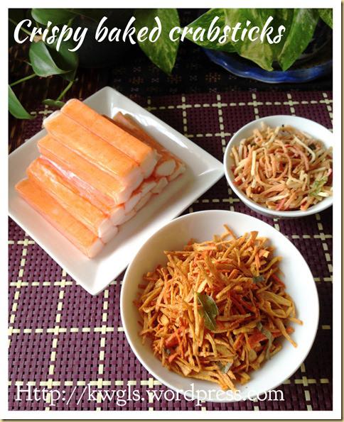 CRISPY CRABSTICK SNACK 酥脆蟹肉小吃 A snack that is light and delicious.