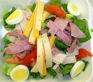 Large salad with lots of greens Must contain 4 of the 6 nutrients Must be filling, substantial and satisfying.