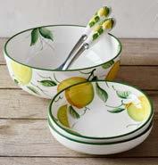 One-of-a-kind dinnerware Hand-painted just for us, our dinnerware features