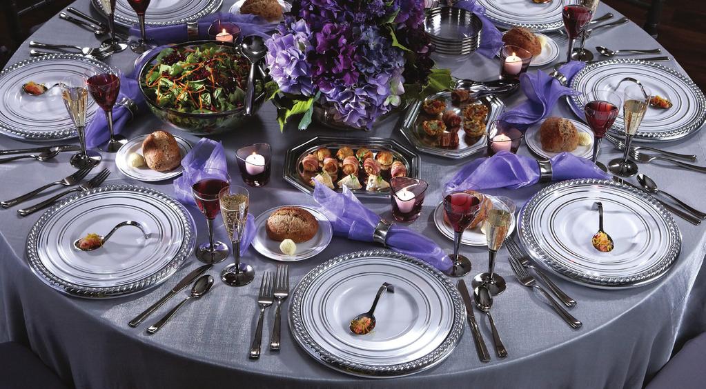 Ensure a five-star table setting for your guests with Sabert, where