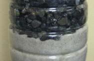 marbles a glass of muddy water (you can take water from a river, lake or use a mix of water and dirt) a