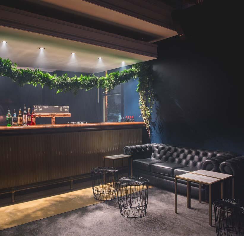 VOODOO BAR A semi-private space where you and your crew can kick back and relax with the sounds of sweet live original