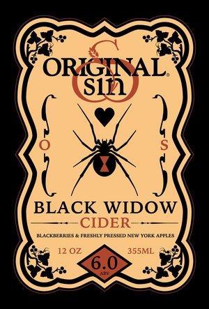 Original Sin Black Widow Hard Cider 5% ABV Hard Cider The cider with a bite!