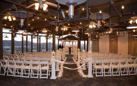 Veranda Featuring a beautifully lit gazebo, the Veranda room at Pomona Valley Mining Company offers an outdoor experience with indoor