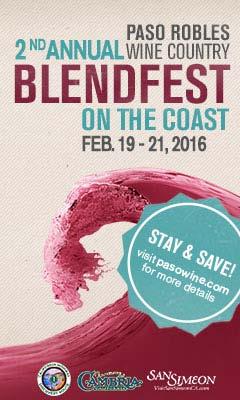 Direct Events Go Local Wine Deals: January BlendFest: February 19-21 Vintage Paso: Zinfandel Weekend,