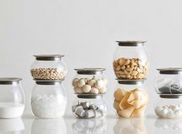 TOTEM BAUM NEU BOTTLIT Stylish Canisters for Storing TOTEM canisters add a touch of style to your kitchen and other interior spaces.