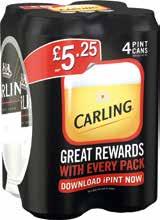 79 Carling Can s 4PK, 4 x