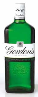 49 Gordons Gin, 70cl, PM 4.