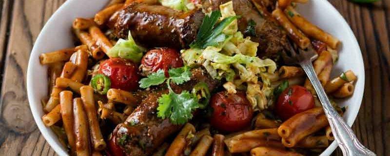 Spicy Boerewors and Cabbage Pasta Friday 9th March 00:40:00 00:25:00 4 This recipe is the epitome of thinking out-of-the-box. Who knew that boerewors with cabbage could be paired?