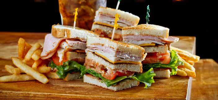 Club Sandwich (Served with choice of tater tots, French fries, side salad or soup of the day.