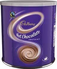 73 025836 Cadbury Hot Chocolate (Instant) 1kg x 1 11.73 176062 Cadbury Instant Chocolate Sachets 28gm x 50 16.