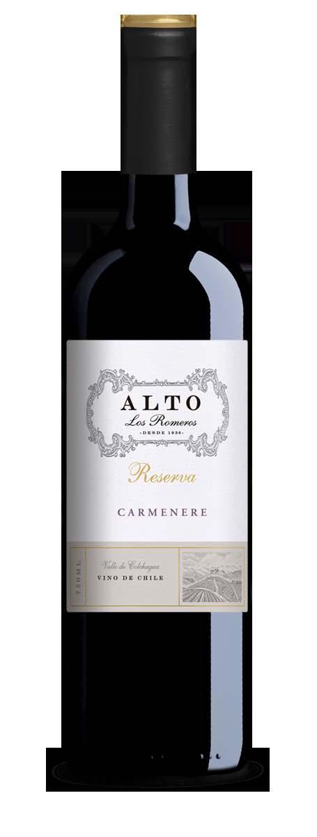 Alto Los Romeros RESERVA Our Reserva wines are made from carefully selected grapes to produce fruity, aromatic wines with pleasing structure.