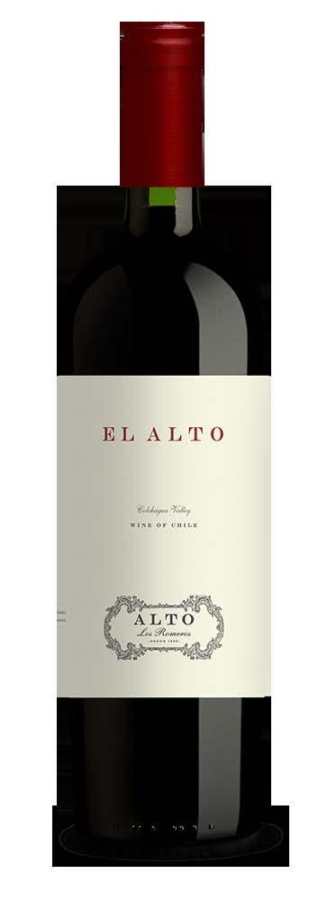 Alto Los Romeros EL ALTO SUPER PREMIUM RED BLEND A blend of the best grapes of each vintage from our estate vineyards in the peaks of Puquillay Alto, the highest commercial