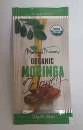 Moringa Honey: Packed in convenient foil sachets, the endurance and can be consumed on the go and the standard version can be consumed as is or combined with your favourite sports drink. Flavours: 1.