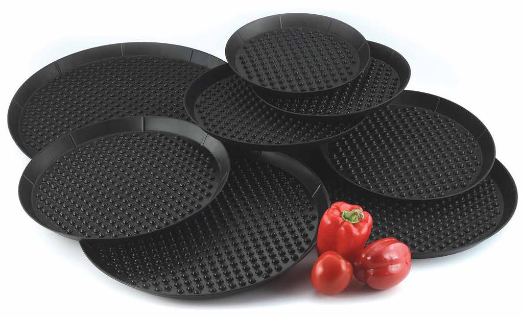 PIZZA PLEEZERS Good for any crust thickness. Virtually unbreakable, and keeps pizzas high and dry!
