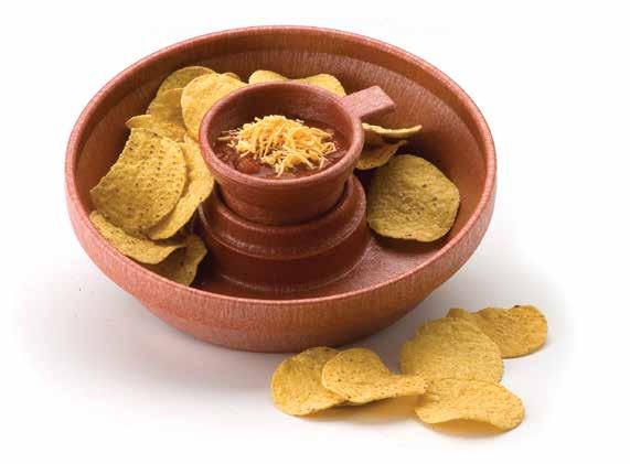 RAMEKINS For those small servings! HS1003 CHIP AND SALSA SERVERS A favorite for snacks and appetizers!