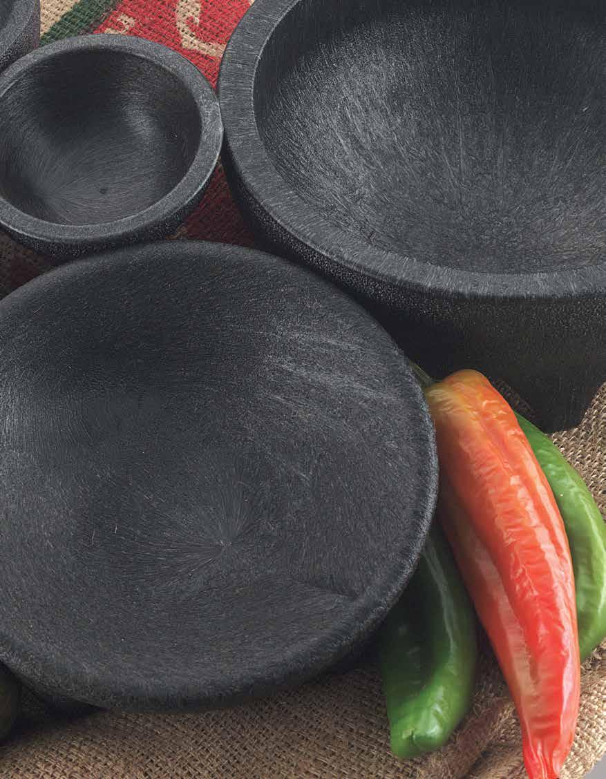HS1047 HS1039 MOLCAJETES NAME MODEL SIZE PACKED CARTON SIZE SHIPPING COLOR Grande NHS1005 7 diameter x 1.