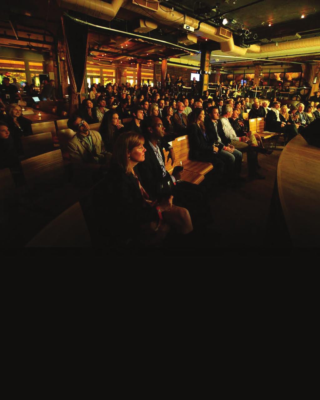Listen... City Winery provides a state of the art audio and visual system to accommodate all of our client s needs.
